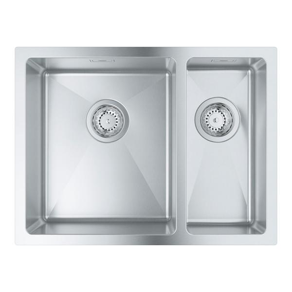 Grohe K700U k&oslash;kkenvask m/skyllesk&aring;l - Rustfrit st&aring;l