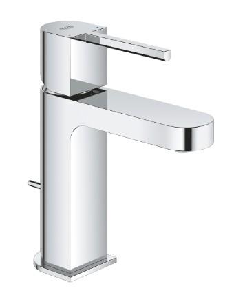 Grohe Plus S h&aring;ndvask armatur m/bundventil og koldstart - Krom