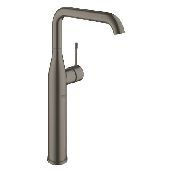 Grohe Essence h&aring;ndvaskarmatur m/EcoJoy og svingtud - B&oslash;rstet hard graphite