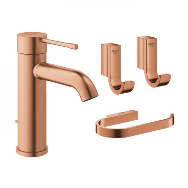 Grohe Essence & Selection vandhane m/tilbehør - Børstet warm sunset Grohe Essence & Selection vandhane m/tilbehør - Børstet warm sunset