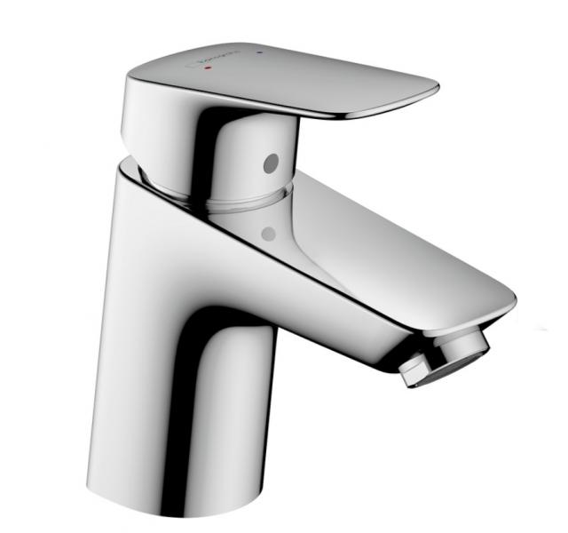 hansgrohe Logis 70 h&aring;ndvaskarmatur m/l&oslash;ft-op bundventil - Krom