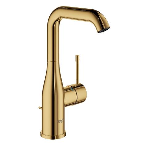 Grohe Essence New L håndvaskarmatur m/bundventil og svingtud - Poleret cool sunrise Grohe Essence New L håndvaskarmatur m/bundventil og svingtud - Poleret cool sunrise