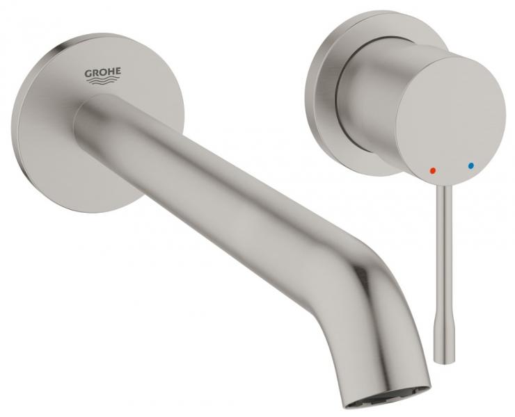 Grohe Essence New L armatur til indbygning i v&aelig;g - Supersteel
