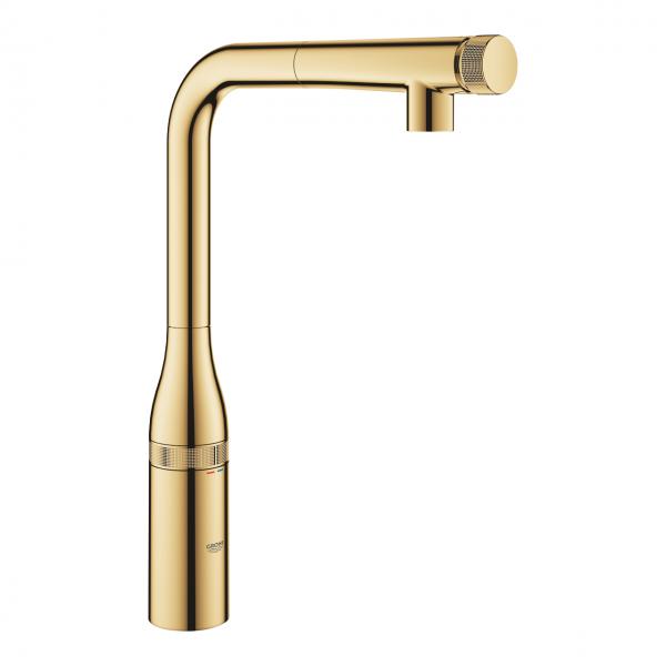Grohe Essence Smart Control køkkenarmatur - Poleret cool sunrise Grohe Essence Smart Control køkkenarmatur - Poleret cool sunrise