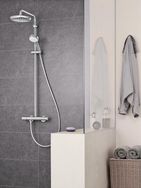 Grohe Tempesta Cosmopolitan 210 brusesystem m/termostat