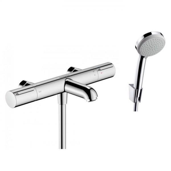 Hansgrohe Ecostat Element brusetermostat til badekar inkl h&aring;ndbrusers&aelig;t - Krom
