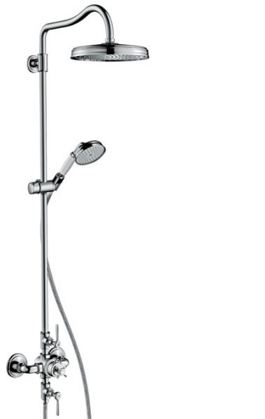 AXOR Montreux showerpipe m/ termostat og hovedbruser AXOR Montreux showerpipe m/ termostat og hovedbruser
