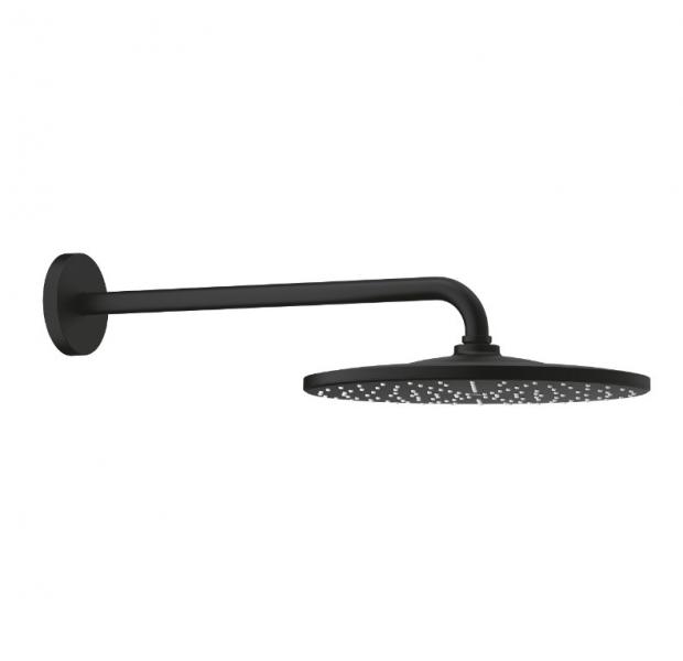 Grohe Rainshower Mono 310 hovedbruser t/v&aelig;g - Mat sort