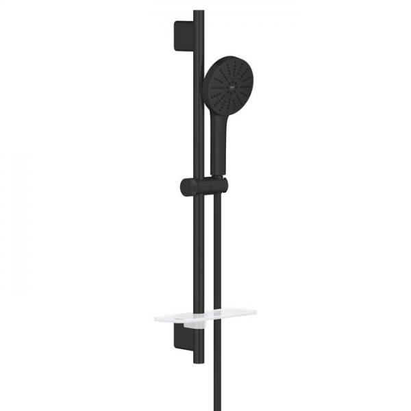 Grohe Vitalio Joy+ 120 brusesæt - Mat sort Grohe Vitalio Joy+ 120 brusesæt - Mat sort