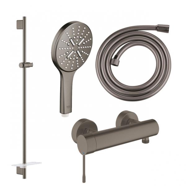 Grohe Rainshower SmartActive komplet brusesystem - 900 mm - B&oslash;rstet hard graphite