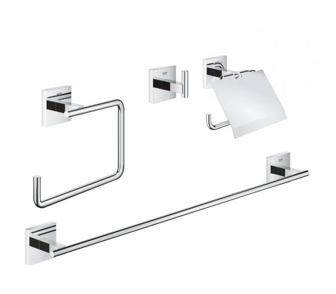 Grohe Start Cube tilbeh&oslash;rss&aelig;t 4 i 1 - Krom