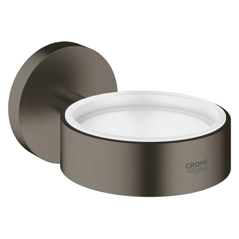 Grohe Essentials holder til glas, s&aelig;besk&aring;l eller dispenser - B&oslash;rstet hard graphite