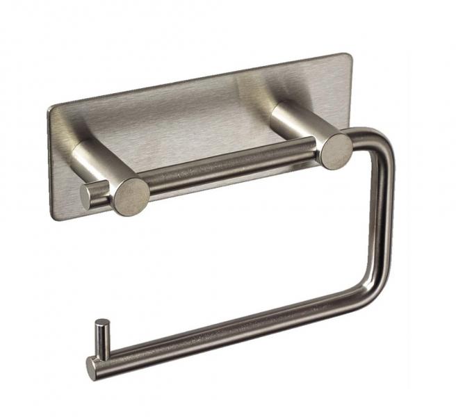 Cool Line toiletpapirholder m/bagplade - Poleret stål Cool Line toiletpapirholder m/bagplade - Poleret stål