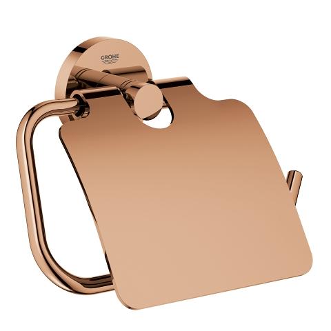 Grohe Essentials toiletrulleholder med l&aring;g - Poleret warm sunset
