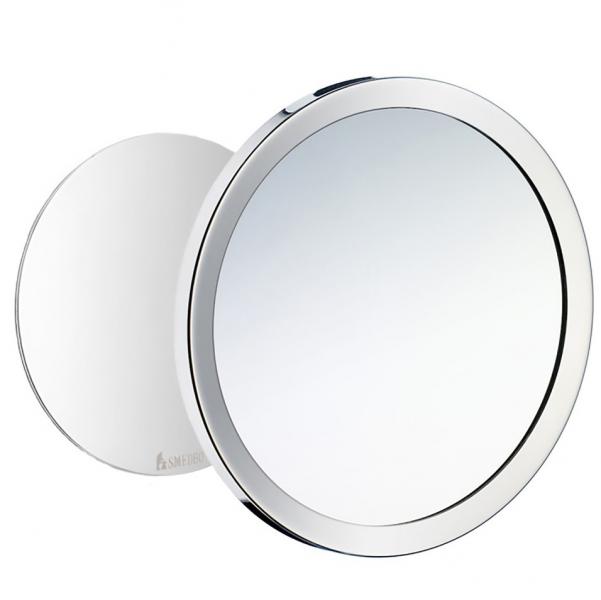 Smedbo Outline makeupspejl m/magnet - 5x forst&oslash;rrelse - Krom