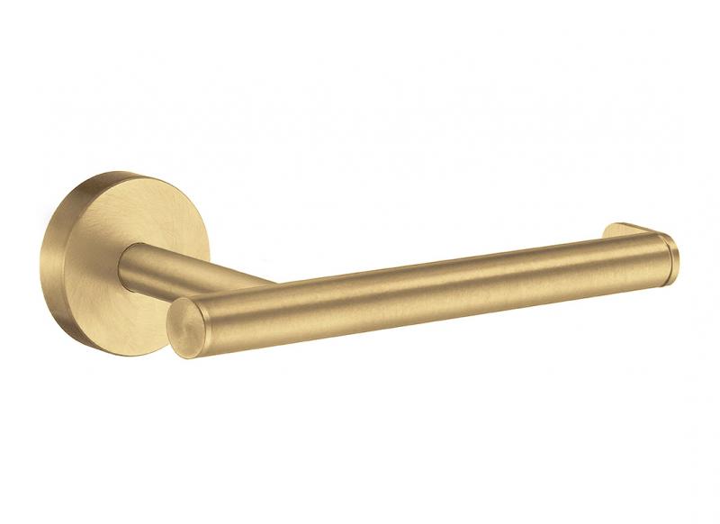 Smedbo Home toiletpapirholder - Lige model - B&oslash;rstet messing