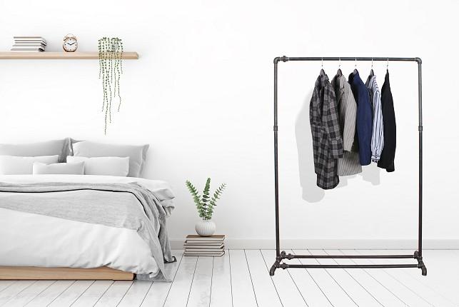 Simple Racks Greenwich Village fritst&aring;ende t&oslash;jsystem - 113 x 35 CM