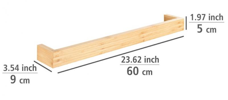 Wenko Bambusa h&aring;ndkl&aelig;destang 60 cm - Bambus