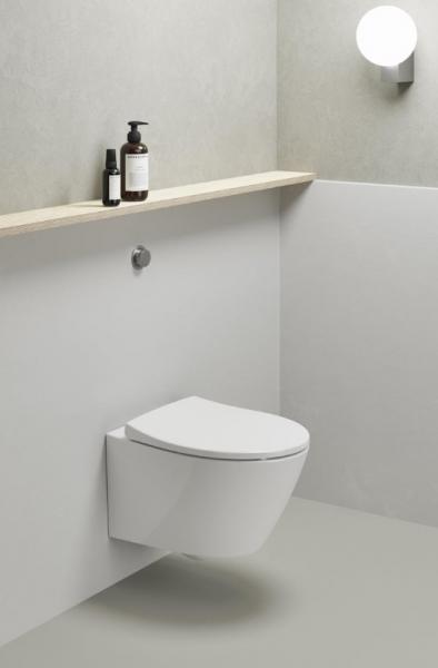 GSI Modo 52 kompakt v&aelig;gh&aelig;ngt toilet m/SwirlFlush og Extraglaze