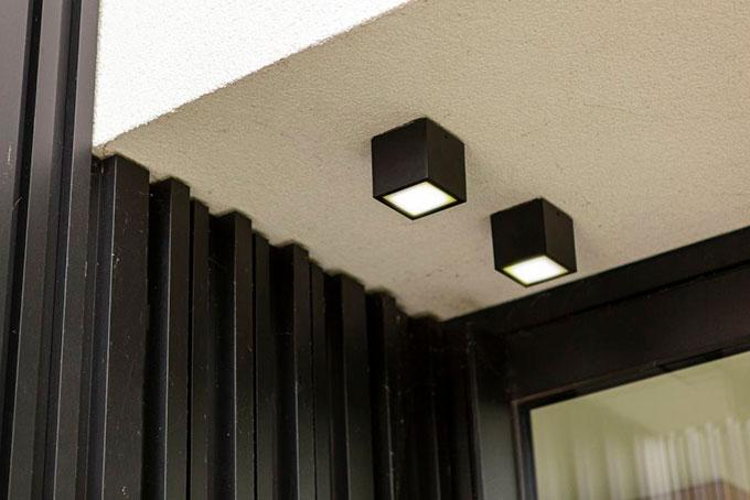 Lutec Gemini udendørs loftlampe - Mat sort Lutec Gemini udendørs loftlampe - Mat sort