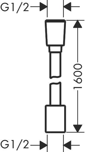 hansgrohe Designflex Planet Edition bruseslange i tekstil 1600 mm hansgrohe Designflex Planet Edition bruseslange i tekstil 1600 mm