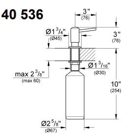 Grohe Contemporary s&aelig;bedispenser til k&oslash;kkenvask - Krom