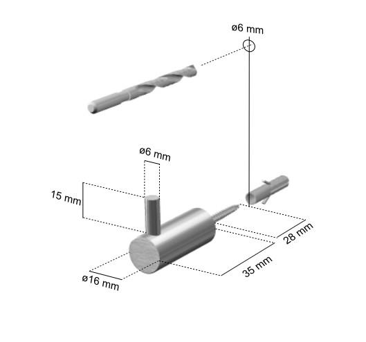 Cool Line h&aring;ndkl&aelig;dekrog m/tap - Poleret st&aring;l