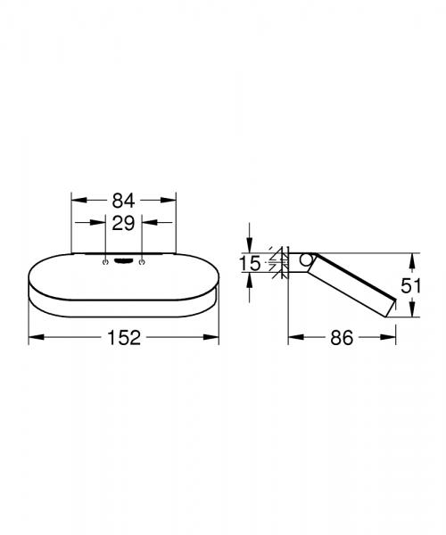 Grohe Selection papirholder - B&oslash;rstet warm sunset