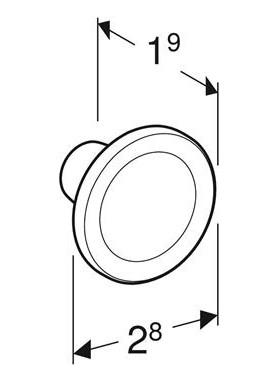 If&ouml; knopgreb i tr&aelig; - Sort