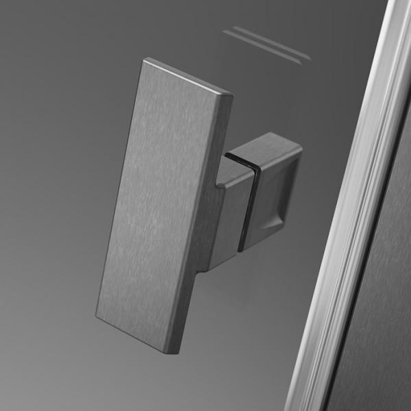 Strømberg Noma 20 nichedør 800mm - Højre - Gunmetal Strømberg Noma 20 nichedør 800mm - Højre - Gunmetal