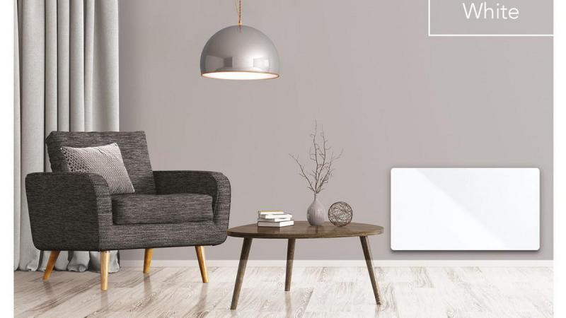 Nobø glas front 20 t/ 1000W - Hvid Nobø glas front 20 t/ 1000W - Hvid