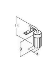 Dansani Lyra lampe til spejl LED - Messing Dansani Lyra lampe til spejl LED - Messing