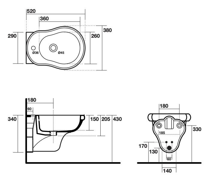 Lavabo Retro Bid&eacute;t