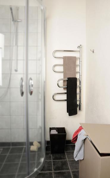 Kriss Flex U Håndklædetørrer m/4 arme - 45x95,6 cm - Krom Kriss Flex U Håndklædetørrer m/4 arme - 45x95,6 cm - Krom