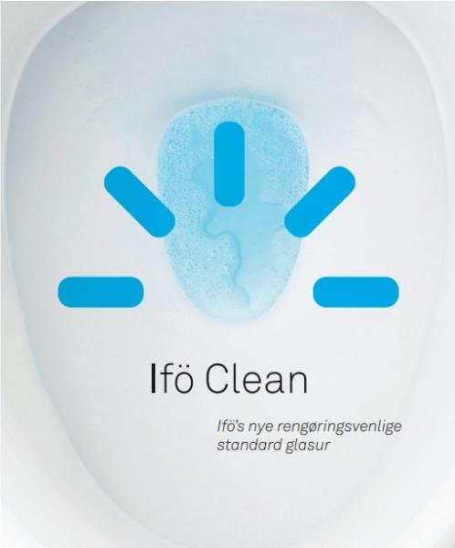 Ifö Spira toilet m/RIMless og Ifø clean - Med universallås Ifö Spira toilet m/RIMless og Ifø clean - Med universallås