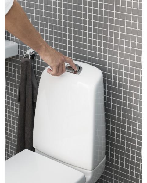 Gustavsberg Nautic toilet 5500L m/skjult S-lås Gustavsberg Nautic toilet 5500L m/skjult S-lås