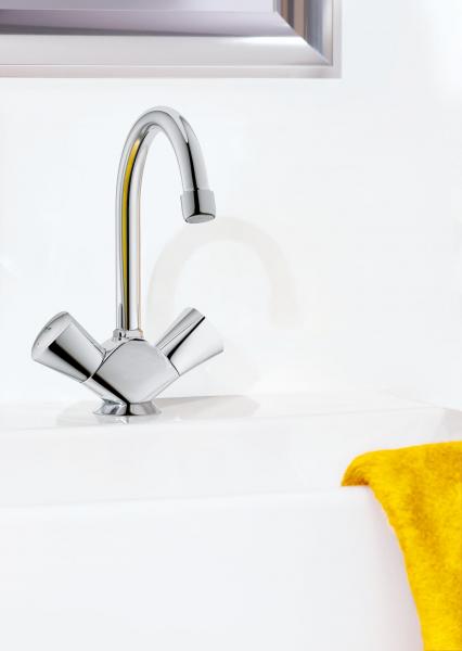 Grohe Costa S h&aring;ndvaskarmatur u/bundventil - H&oslash;j tud