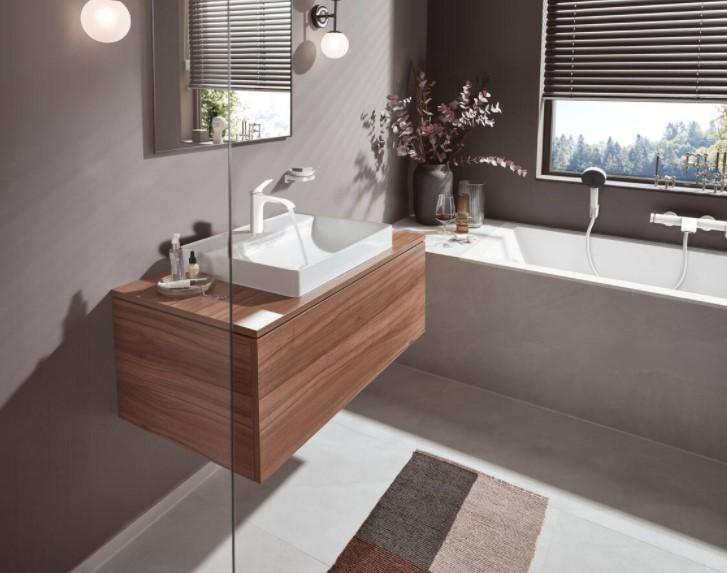 hansgrohe Vivenis 110 h&aring;ndvaskarmatur m/l&oslash;ft-op bundventil - Mat hvid