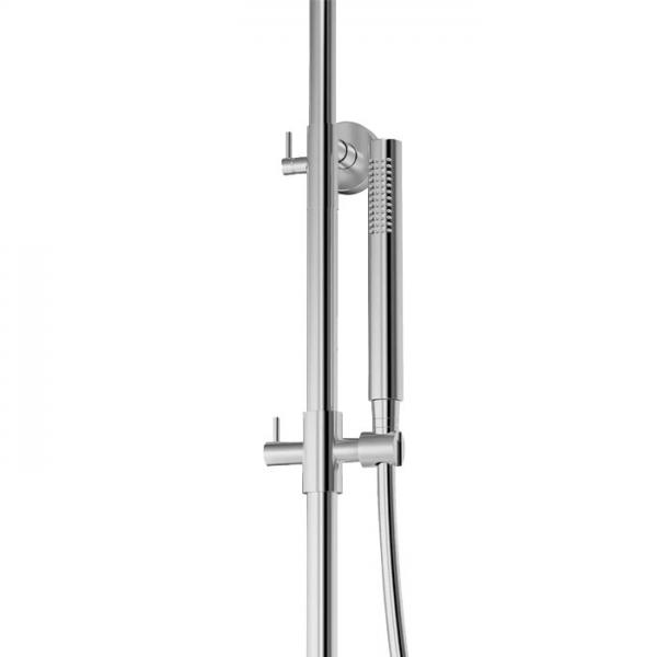 Lavabo Argo RS 250 komplet brusesystem - Rustfrit st&aring;l