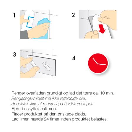 Beslagsboden selvkl&aelig;bende toiletpapirholder BB1097 - Mat sort