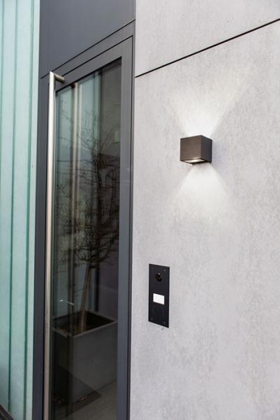 Lutec Architectural Gemini mini udend&oslash;rslampe til v&aelig;g