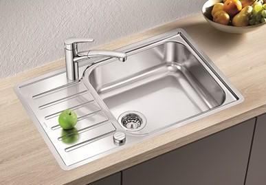 Blanco Lantos XL6S-IF Compact MX k&oslash;kkenvask - Rustfrit st&aring;l