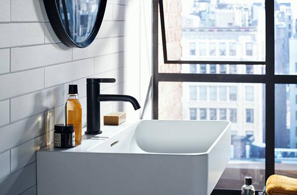 Hansgrohe AXOR One 70 h&aring;ndvaskarmatur m/bundventil - Krom