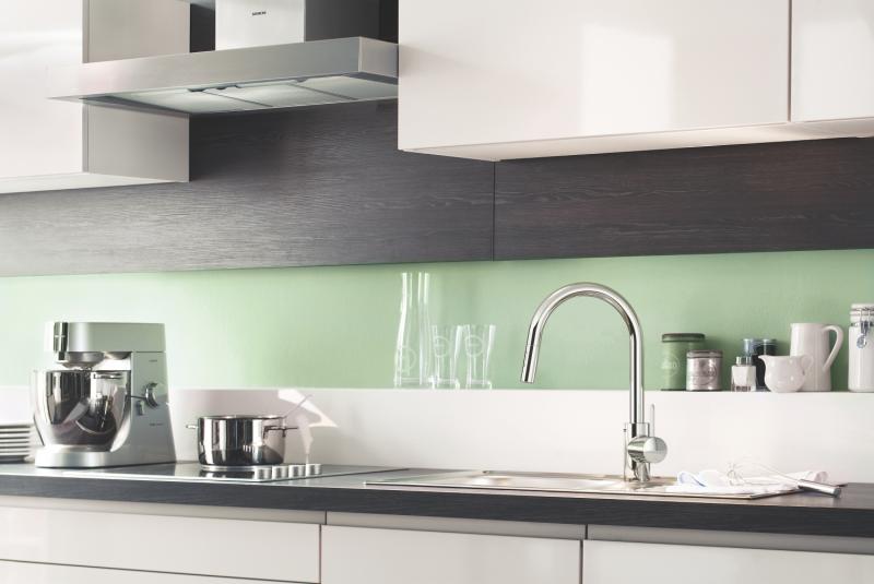 Grohe NEW Concetto k&oslash;kkenarmatur m/udtr&aelig;k og C-tud - Krom