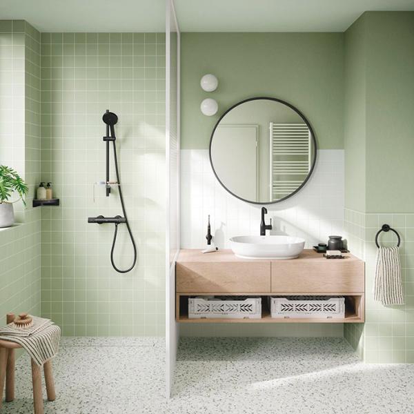 Grohe Vitalio Joy+ 120 brusesæt - Mat sort Grohe Vitalio Joy+ 120 brusesæt - Mat sort