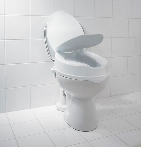 Ridder Assistent toiletforhøjer m/låg - Hvid Ridder Assistent toiletforhøjer m/låg - Hvid