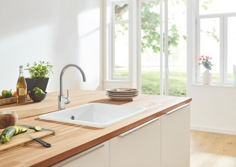 Grohe NEW Concetto k&oslash;kkenarmatur m/C-tud - Krom