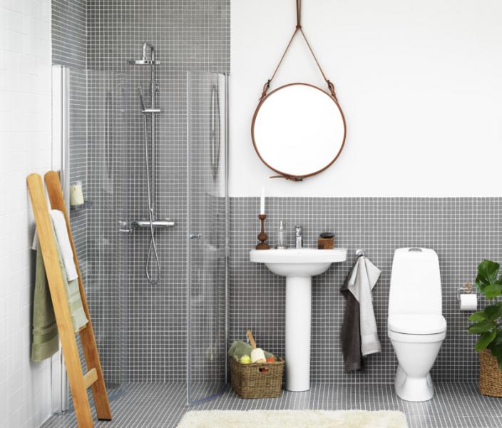 Gustavsberg Nautic toilet 5500L m/skjult S-lås Gustavsberg Nautic toilet 5500L m/skjult S-lås